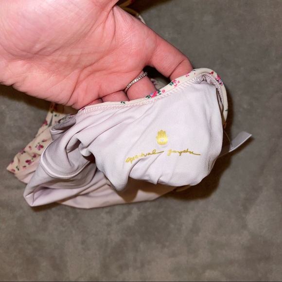 Spiritual Gangster NWT Namaste Raza Daisy Floral One Piece Suit Halter Swimsuit - Picture 5 of 11